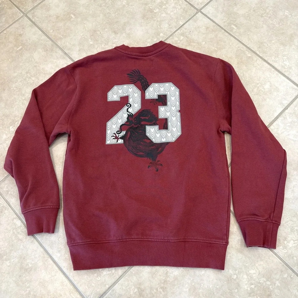 Jordan Chinese Lunar New Year Men's‎ Fleece Crew-Neck Sweatshirt S Streetwear